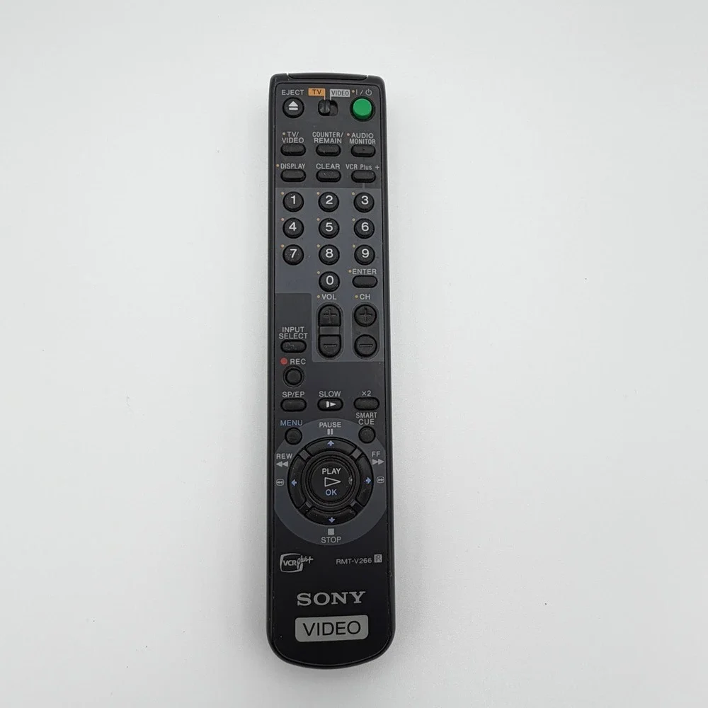 Sony RMT-V266 OEM VCR Plus+ Remote Control For Sony VCR TV Video Tested
